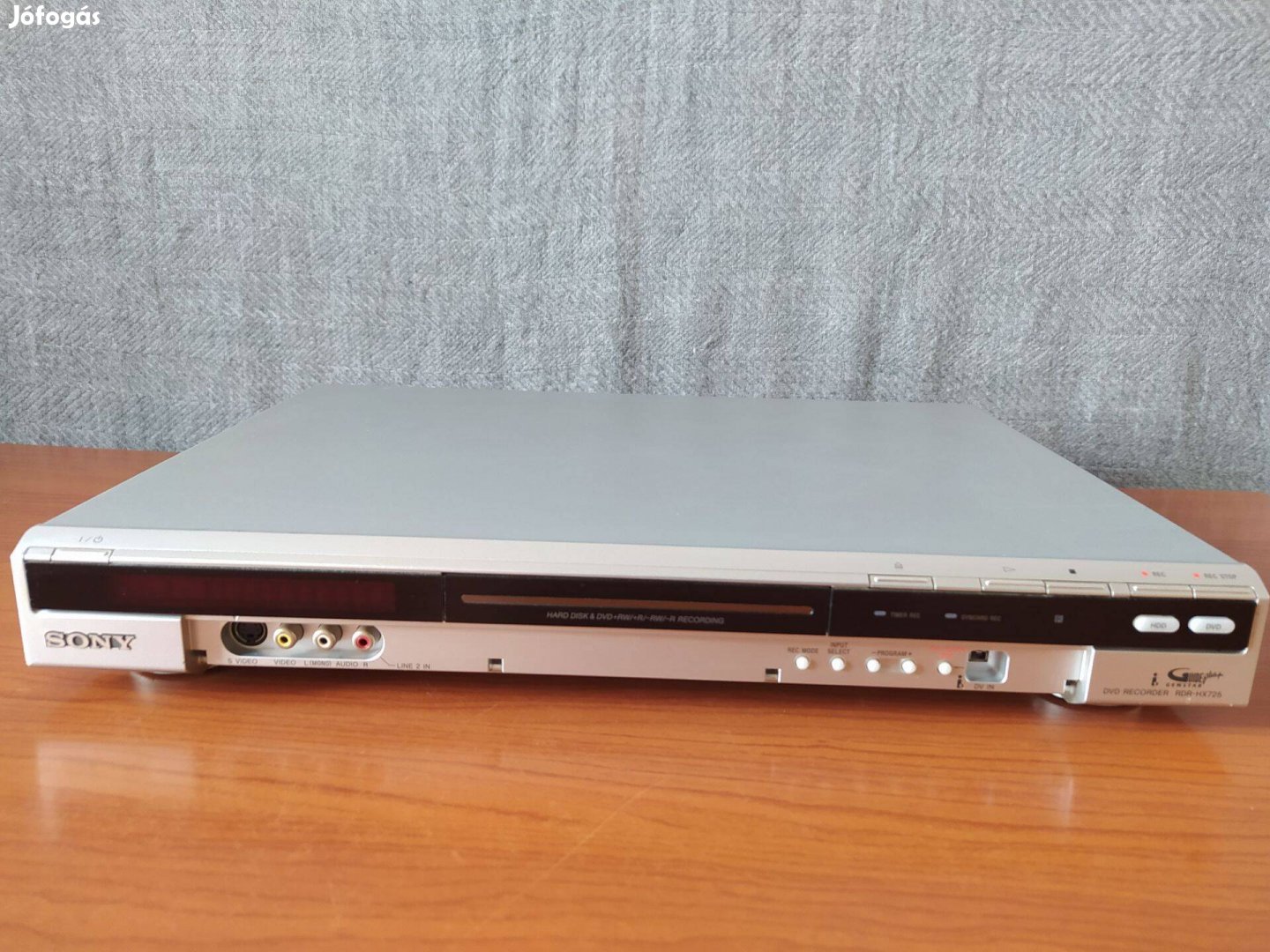 Sony RDR-HX725 dvd felvevő és lejátszó hibás állapotban