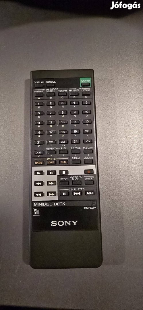 Sony RMD 2M távirányító