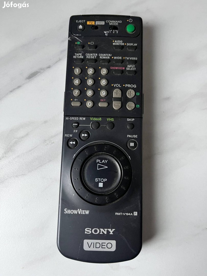 Sony RMT-V194A távirányító müködik videomagnó video magnó