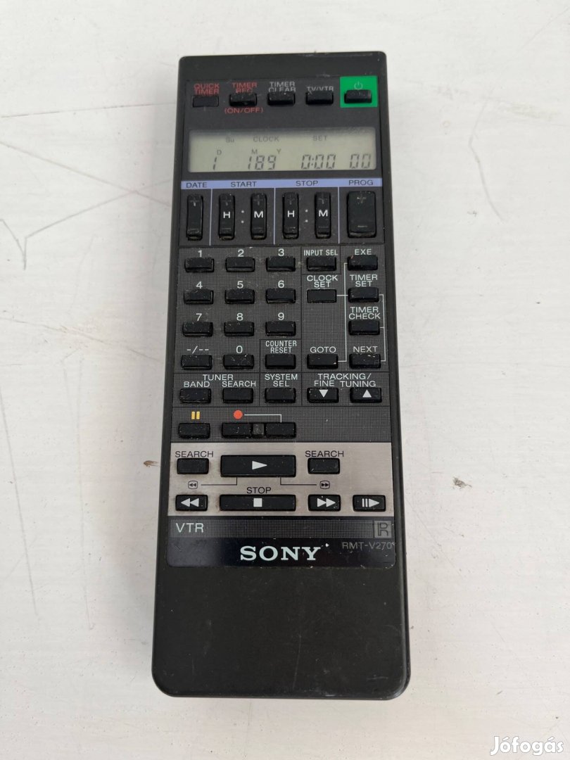 Sony RMT-V270 videó magnó távirányító