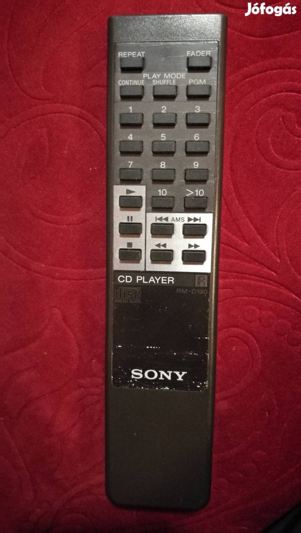 Sony RM-D190 cd távirányító eladó