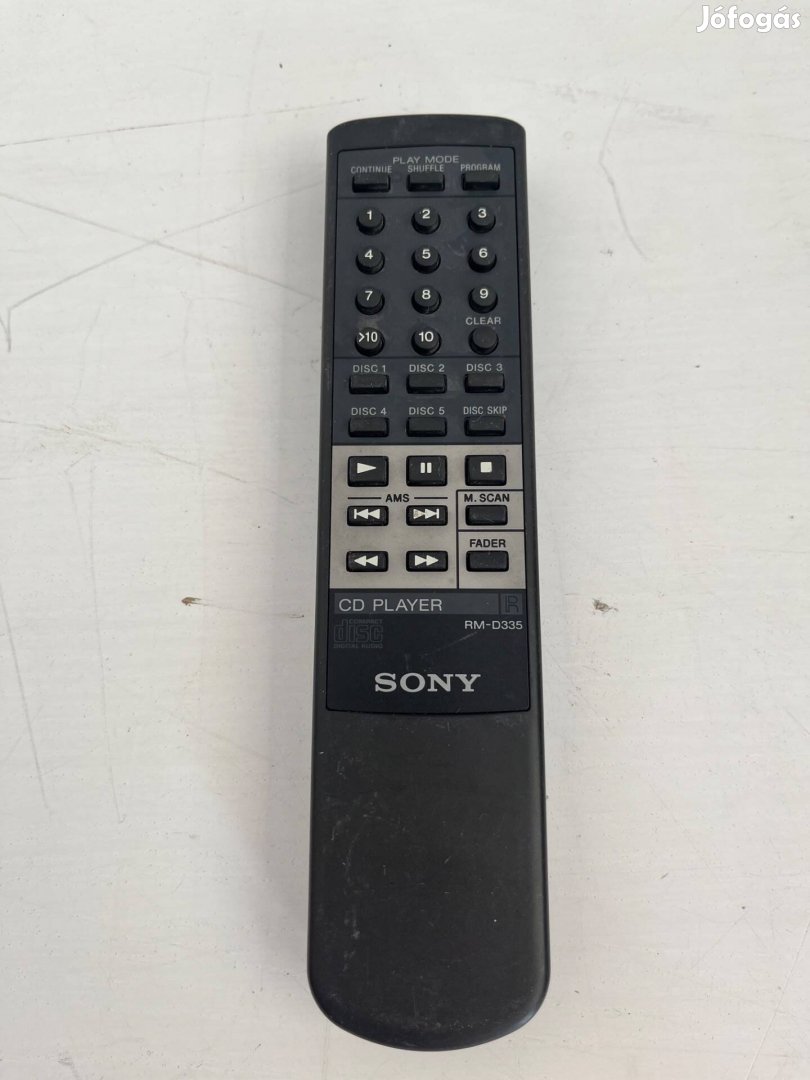 Sony RM-D335 cd lejátszó távirányító