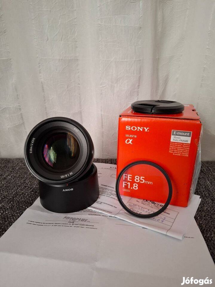 Sony SEL FE 85mm F:1.8 objektív