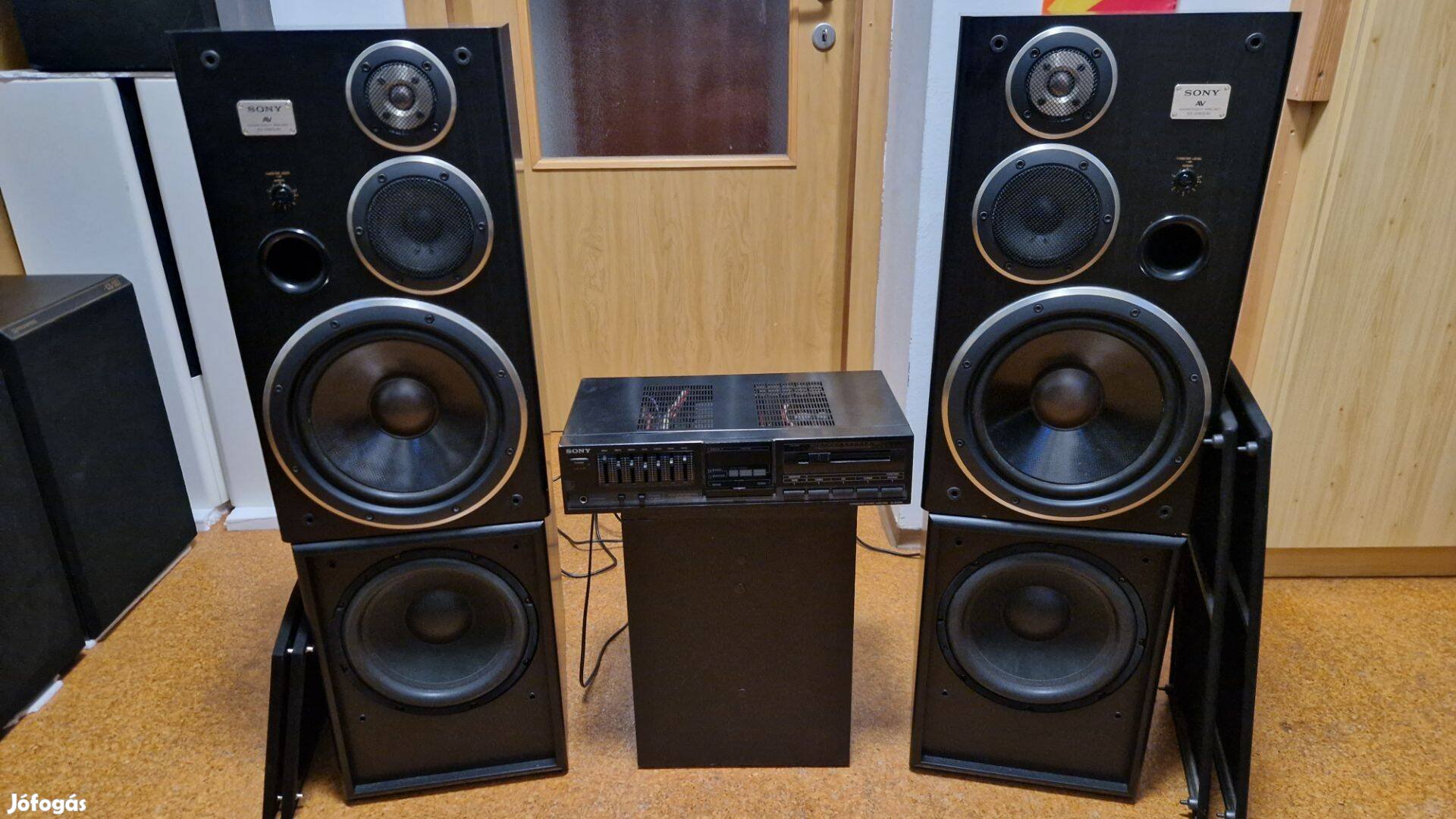 Sony SS-D902AV hangfalak + TA-AX330 erősítő + 2 Subwoofer