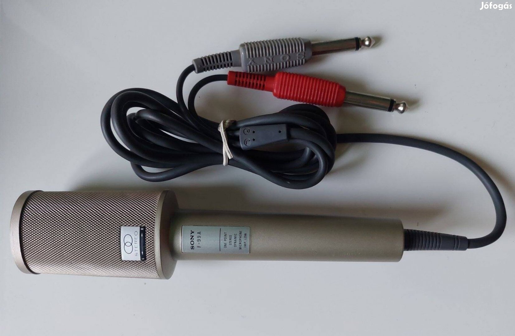 Sony STEREO F-99A Dynamic Microphone Sony F-99A Sztereó Mikrofon Sony