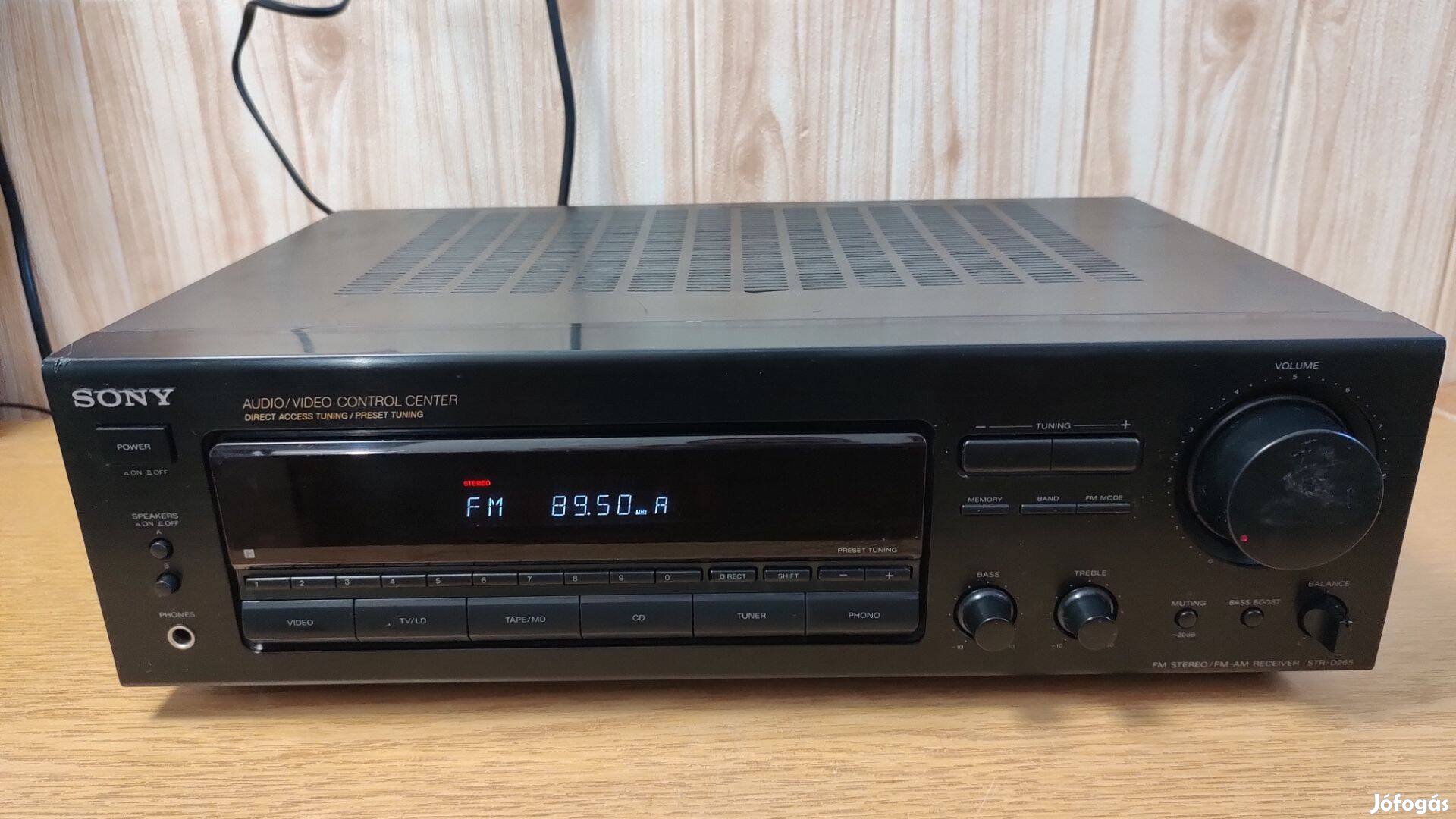 Sony STR-D265, hangfalakhoz való rádiós erősítő, tökéletesen működik