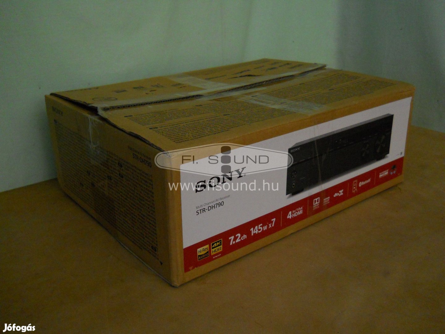 Sony STR-DH790 erősítő üres gyári doboza leírás csomaggal együtt