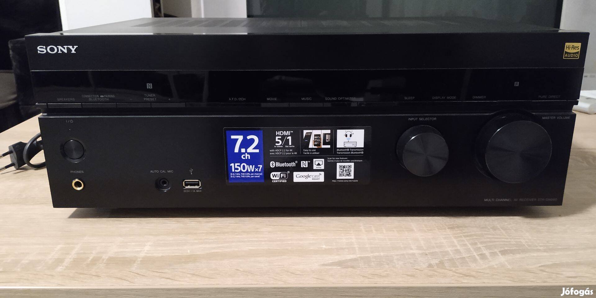 Sony STR-DN860 7.2 csatornás AV házimozi erősítő