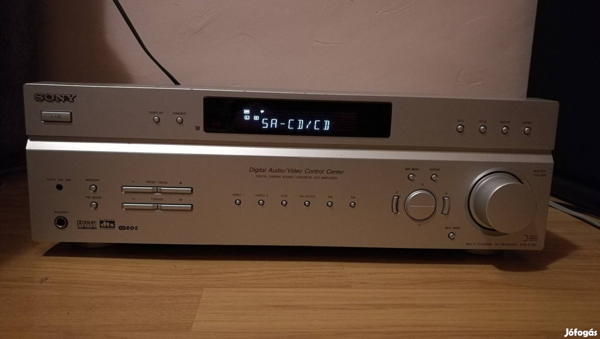 Sony STR-K780 5.1 házimozi erősítő gyári távjával eladó