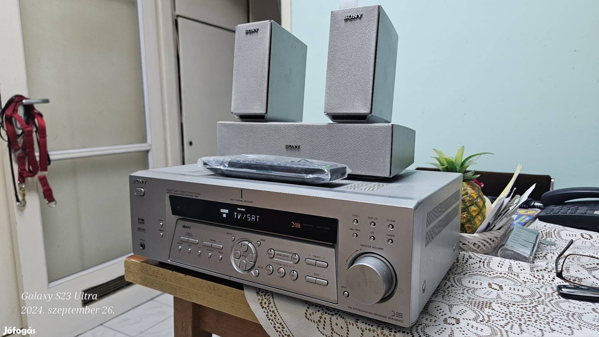 Sony STR -De 475 távval és 3db hangfallal 