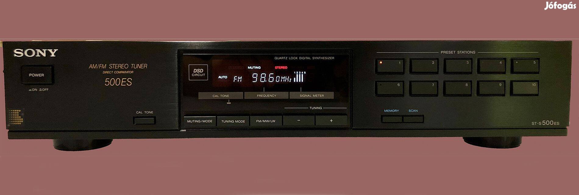 Sony ST-S500Es Hi-Fi AM-FM tuner újszerű állapotban eladó!