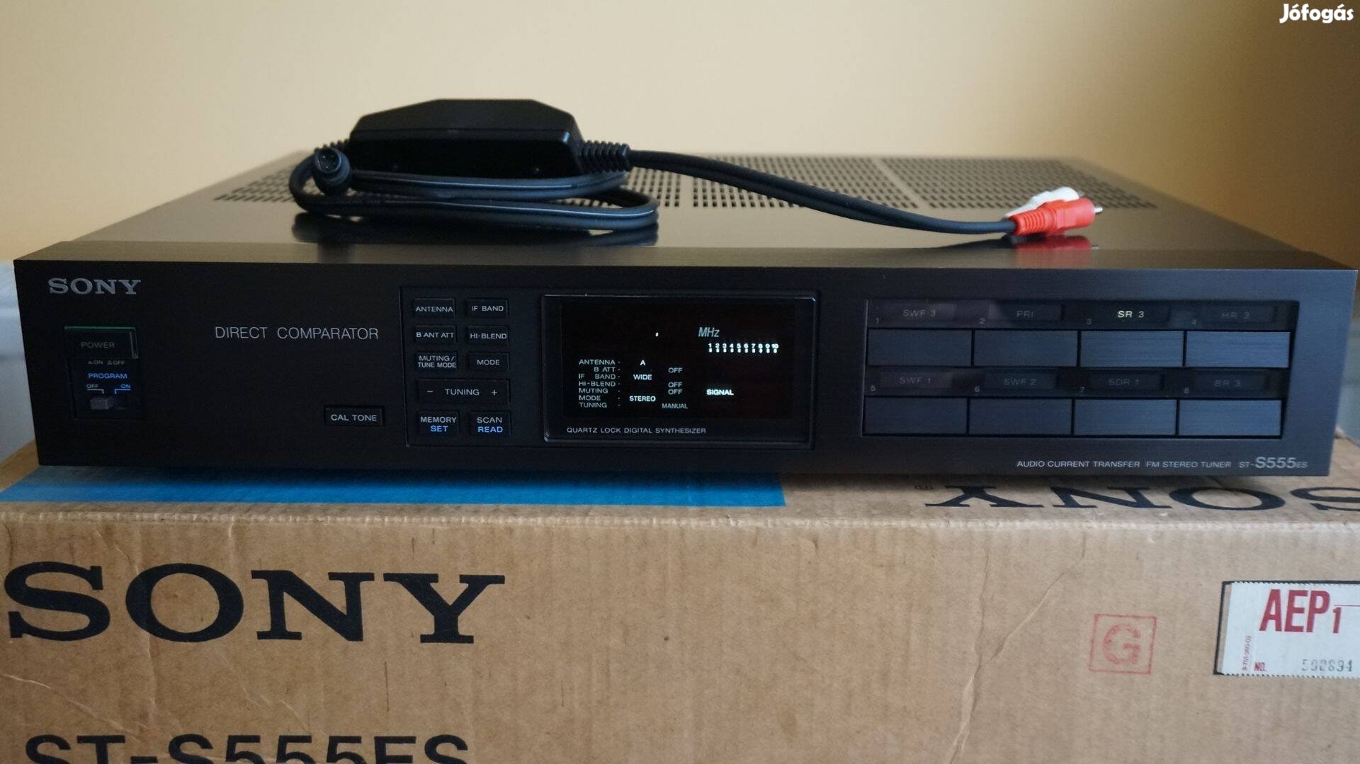 Sony ST-S555Es high-end tuner gyűjteményből. Ritkaság