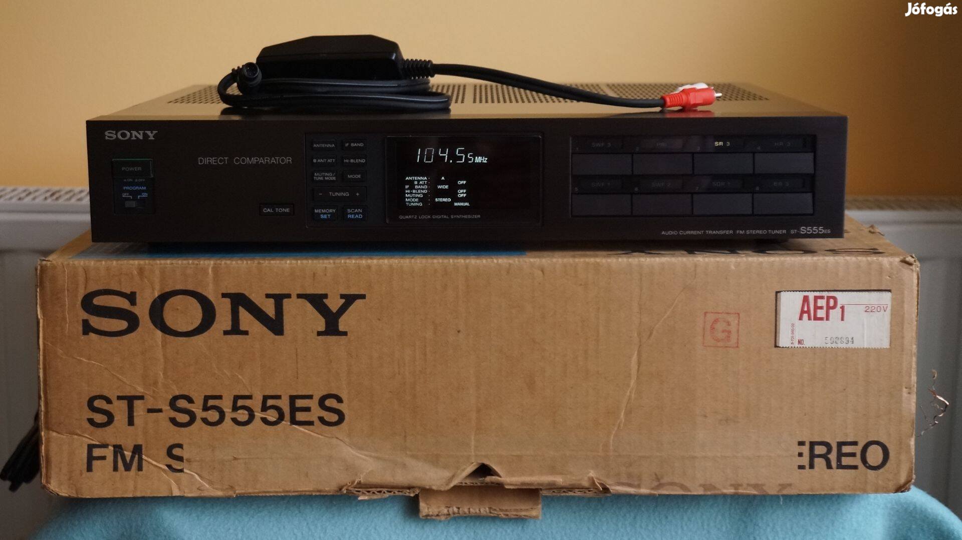 Sony ST-S555Es high-end tuner gyűjteményből. Ritkaság