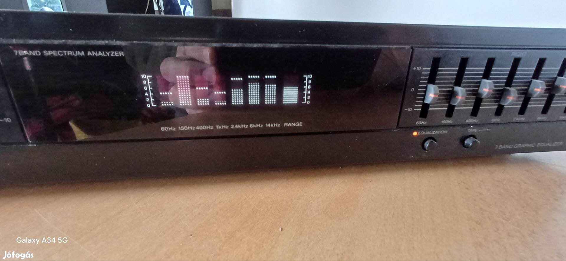 Sony Seq-411grafikus Equalizer