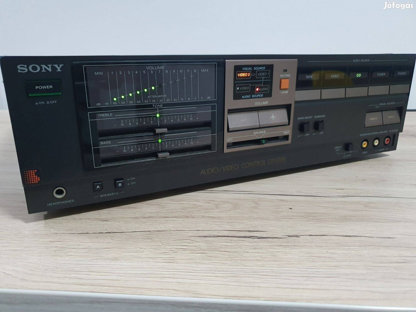 Sony TA-AX520 sztereó hifi erősítő (retro)