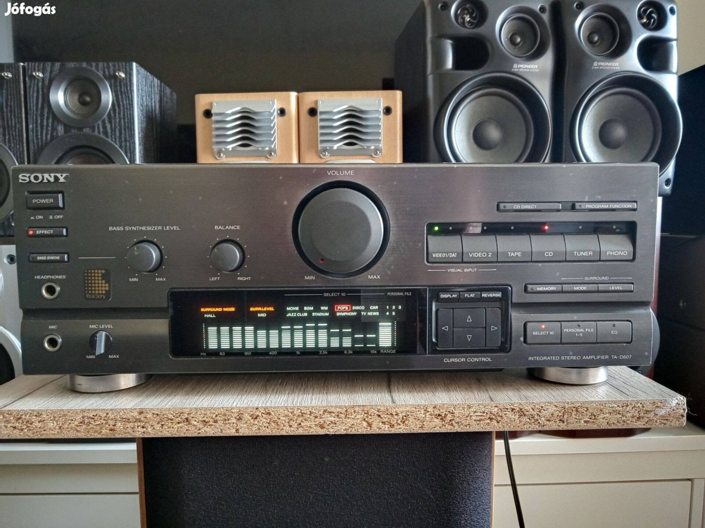 Sony TA-D607 Hifi erősítő eladó 270W RMS