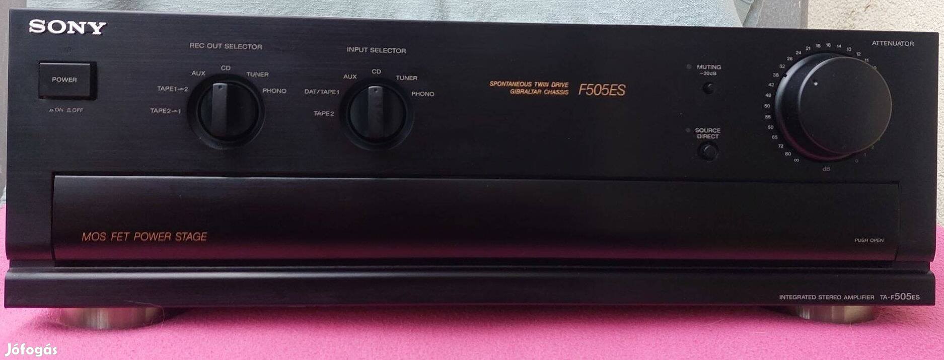 Sony TA-F505Es STEREO Amplifier Receiver Sony F505Es Sztereó Erősitő