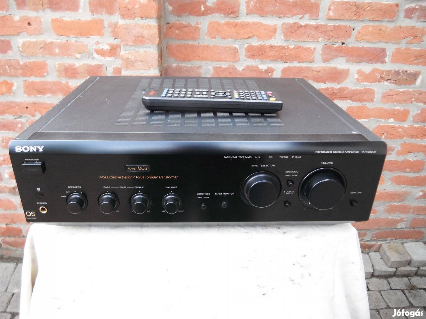 Sony TA-FE600R MOS FET torroidos erősítő távirányítóval