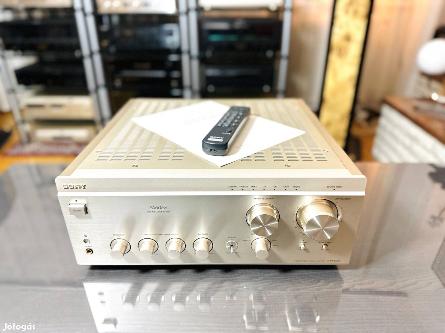 Sony TA-Fa50Es hi-fi hifi erősítő teljesen újszerű