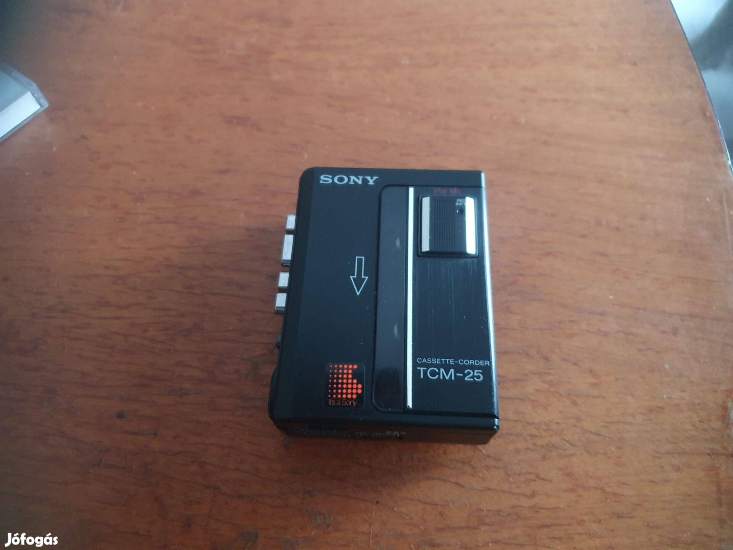 Sony TCM-25 felvevős hangszórós kihuzható mikrofon, walkman