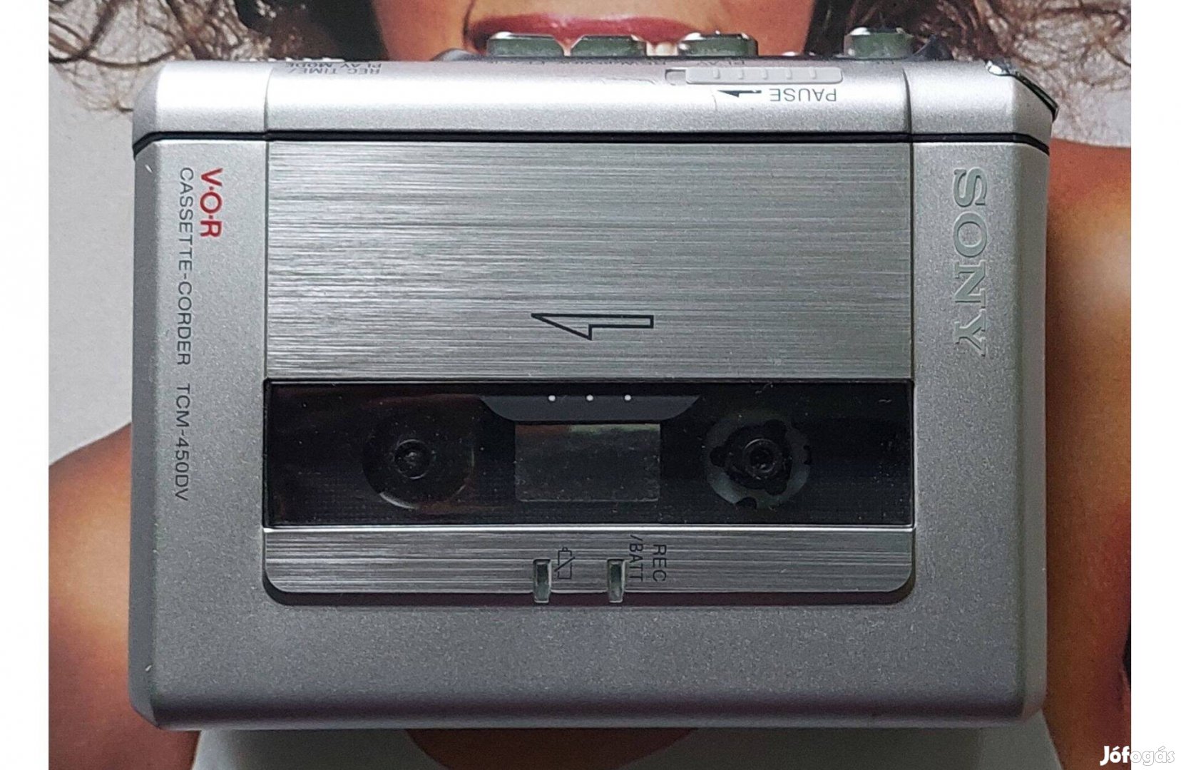 Sony TCM-450DV Diktafon Sztereó Walkman Kazettás MAGNÓ (Fém-Házas)