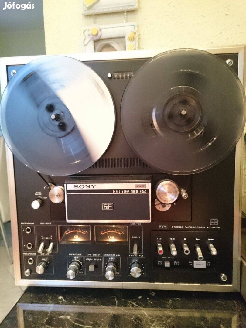 Sony TC-640A orsós szalagos magnó deck hifi vintage
