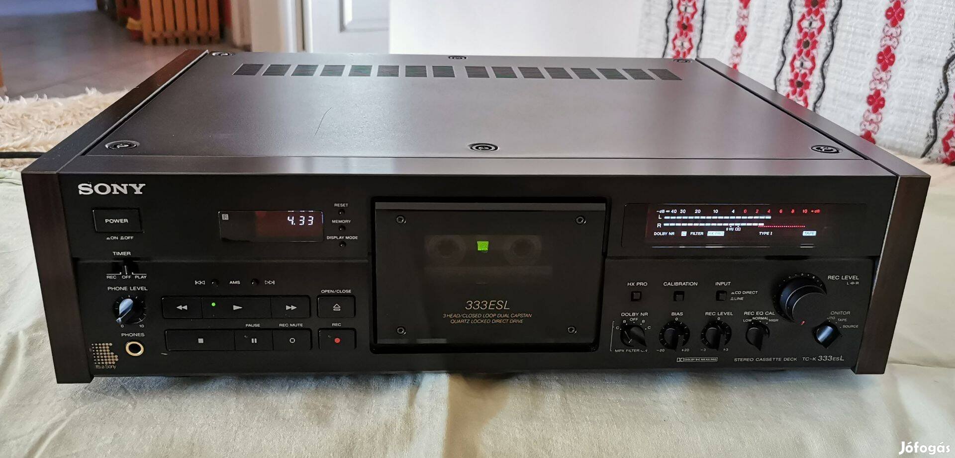 Sony TC-K333ESL Japán Csúcs deck