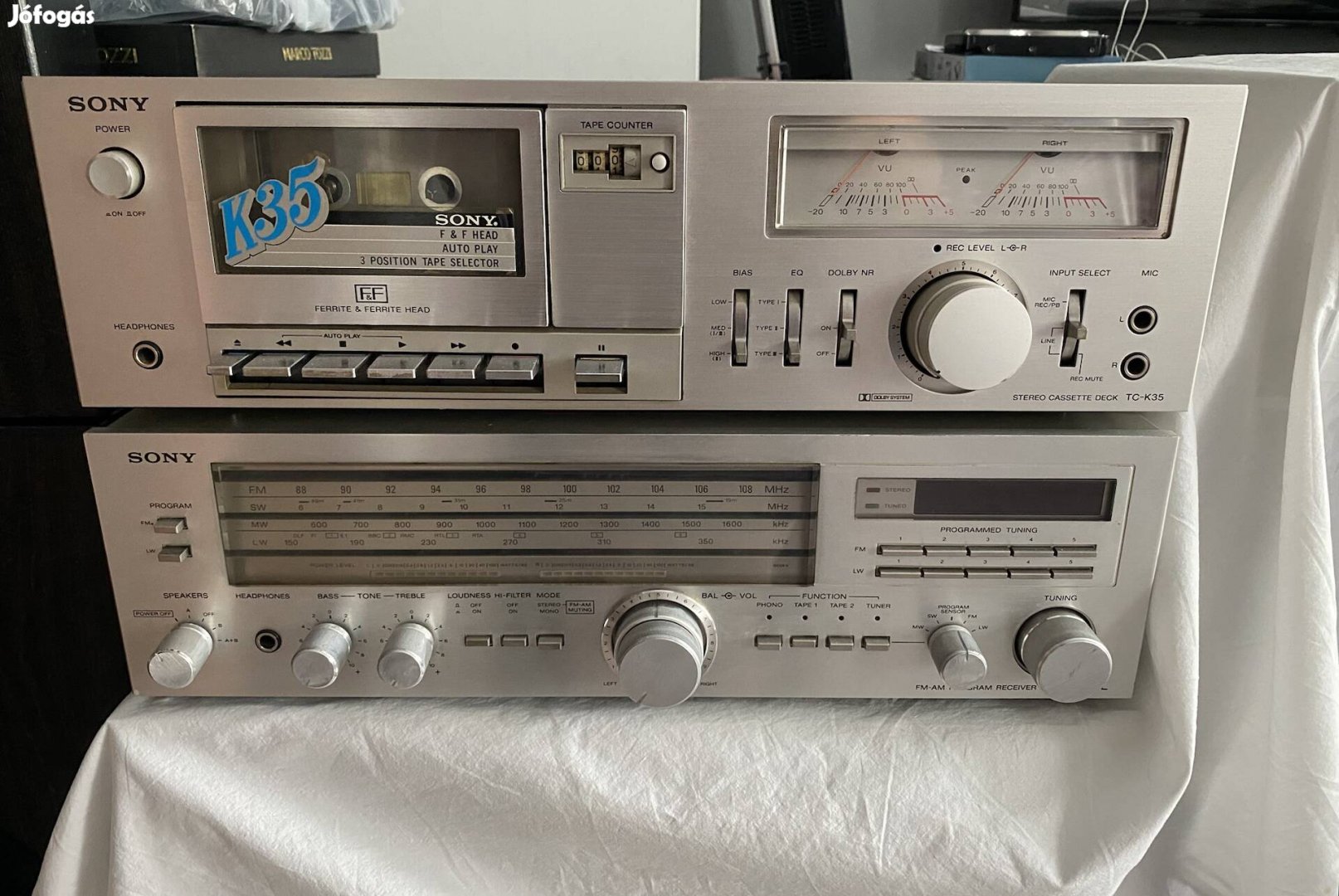 Sony TC-K35 és Sony STR-434L