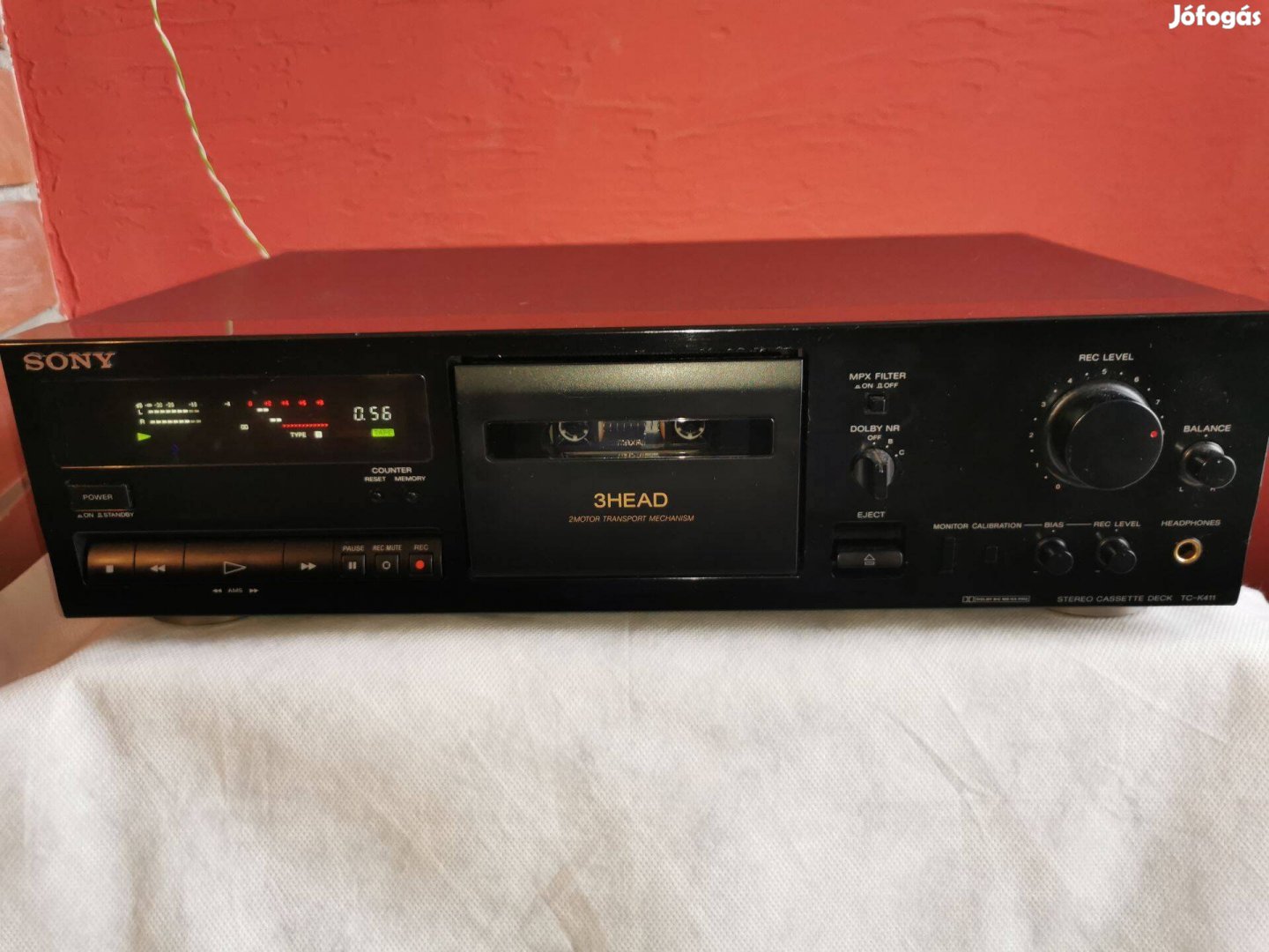 Sony TC-K411 3 fejes HiFi magnó deck jó áron eladó