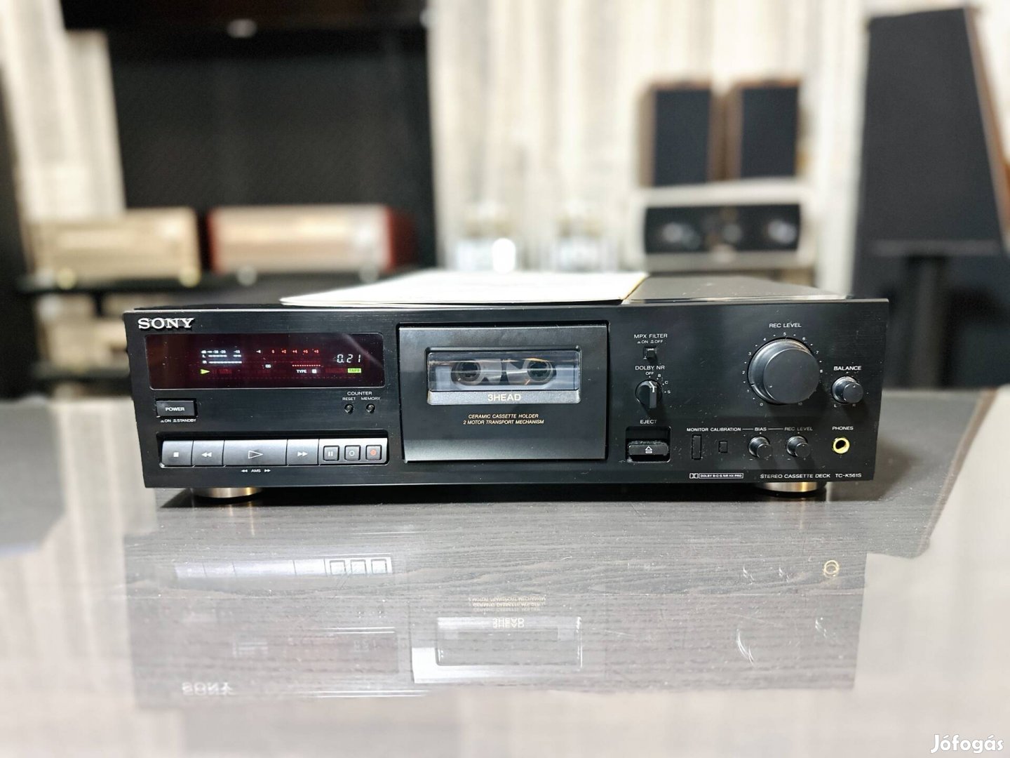 Sony TC-K561S Kazettás Magnó Magnódeck Hi-Fi hifi