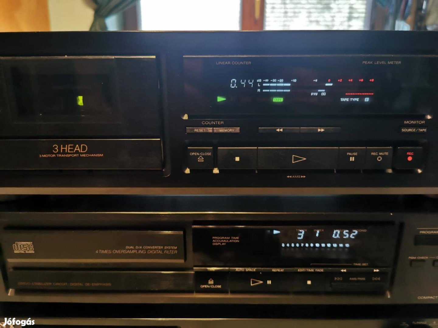 Sony TC-K620 +cd+rádio