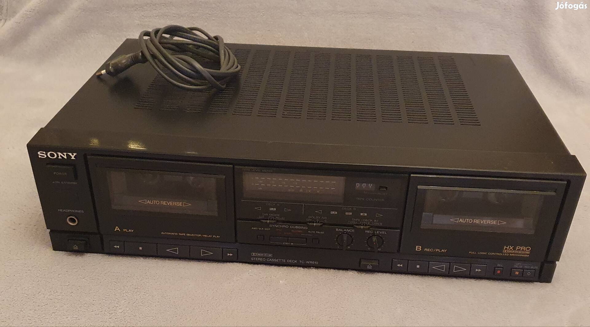 Sony TC-WR610 kazettás magnó