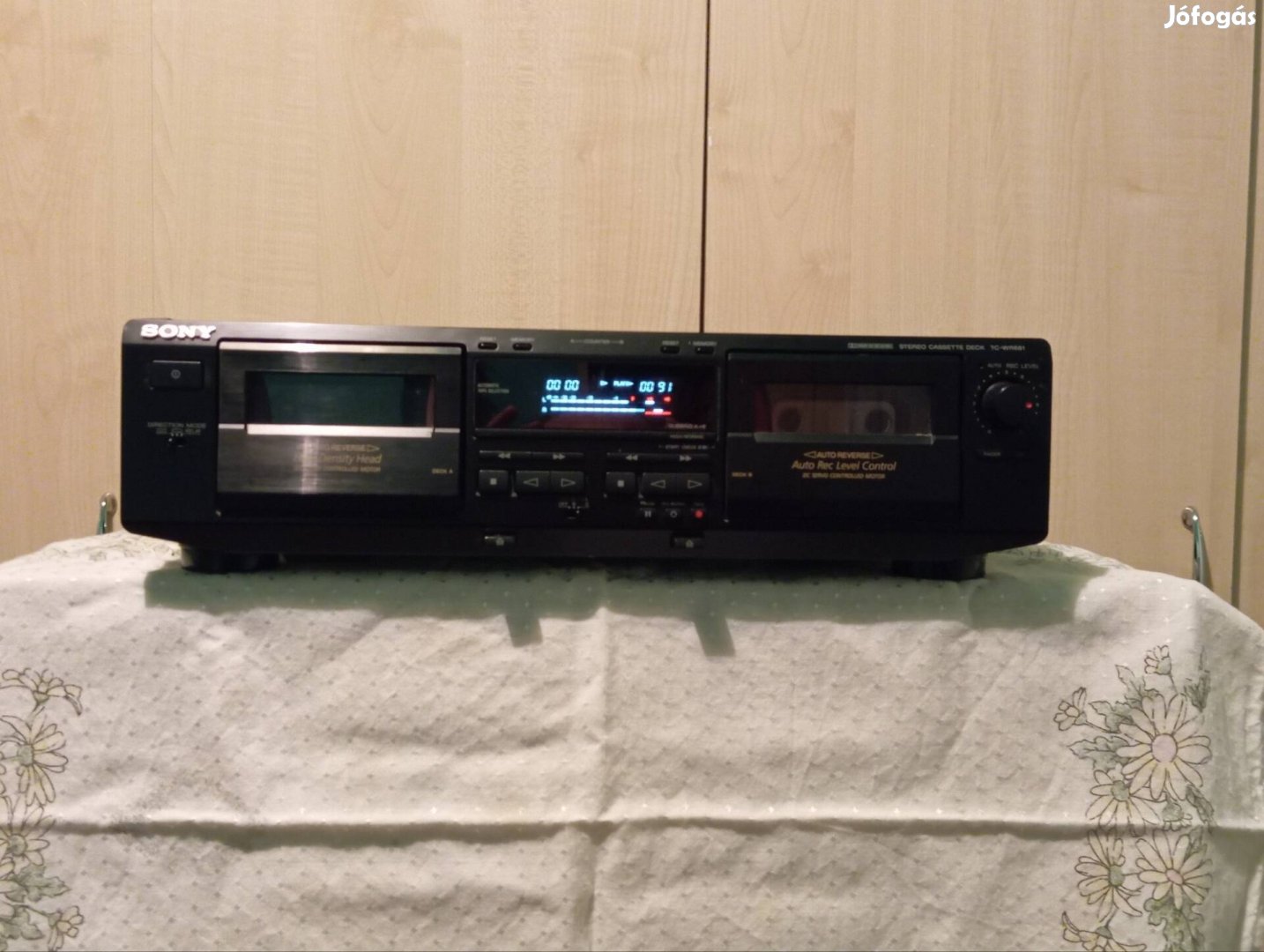 Sony TC-WR681 Kétkazettás Deck Gyüjteményből 