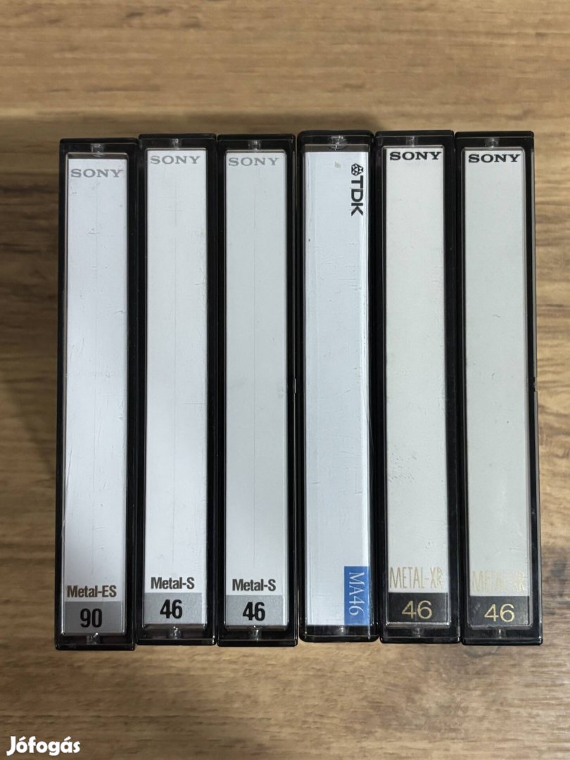Sony TDK metal hifi kazetta 6 db