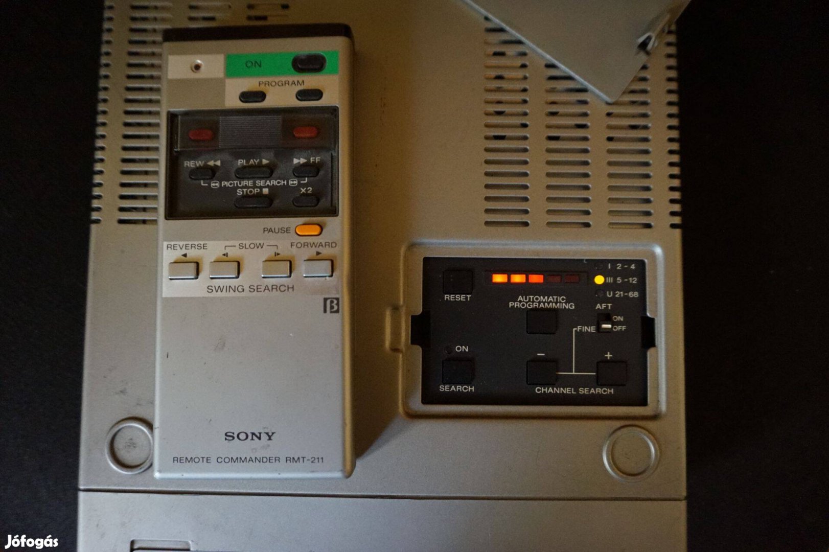 Sony TT-F1E analóg tv tuner + időzítő / retro, gyűjteményből