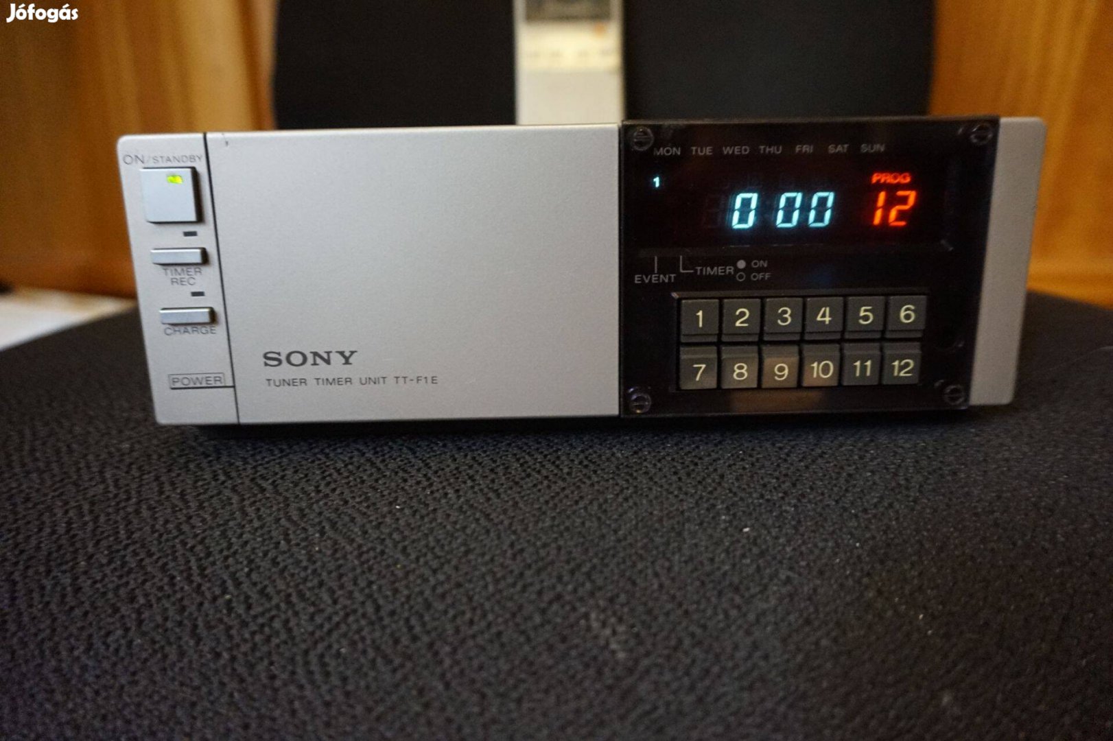 Sony TT-F1E analóg tv tuner + időzítő / retro, gyűjteményből