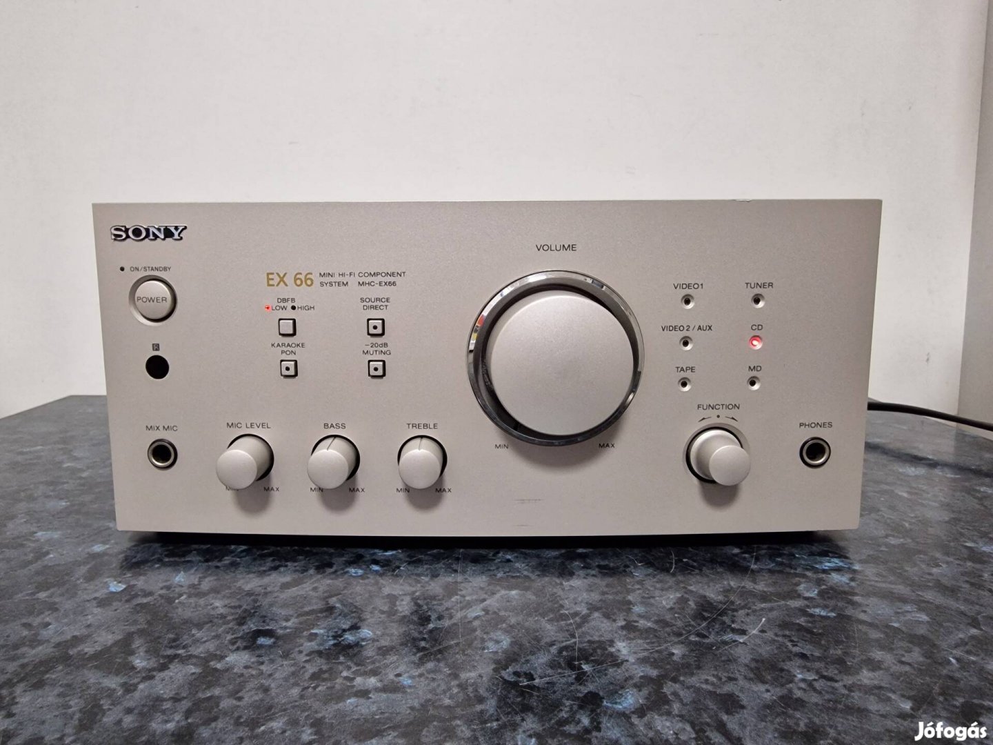 Sony Ta-Ex66, midi méretű stereo erősítő 