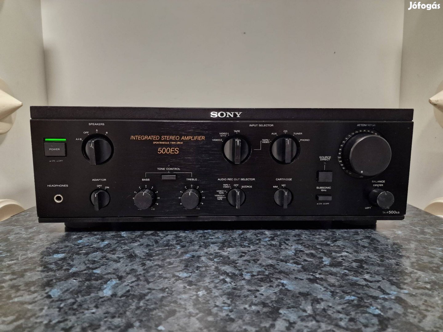 Sony Ta-F500 Es stereo erősítő, használható hibával 