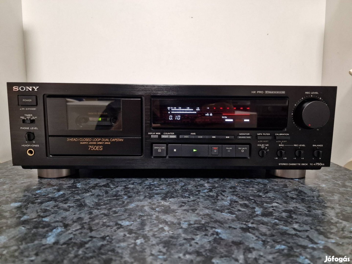 Sony Tc-K750Es, 3 fejes magnó deck 