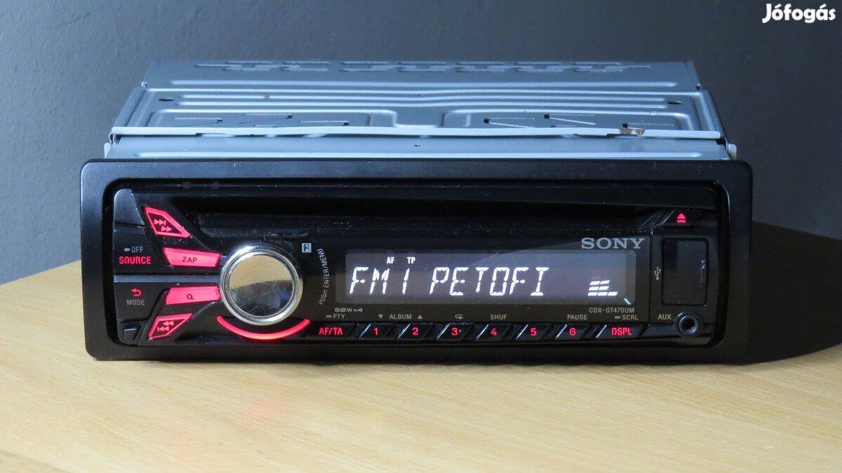 Sony USB AUX cd mp3 rádió autórádió fejegység