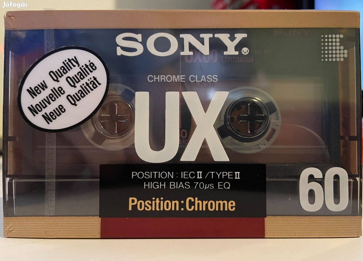 Sony UX 60 chrome 1988 bontatlan, új magnókazetta, audio kazetta