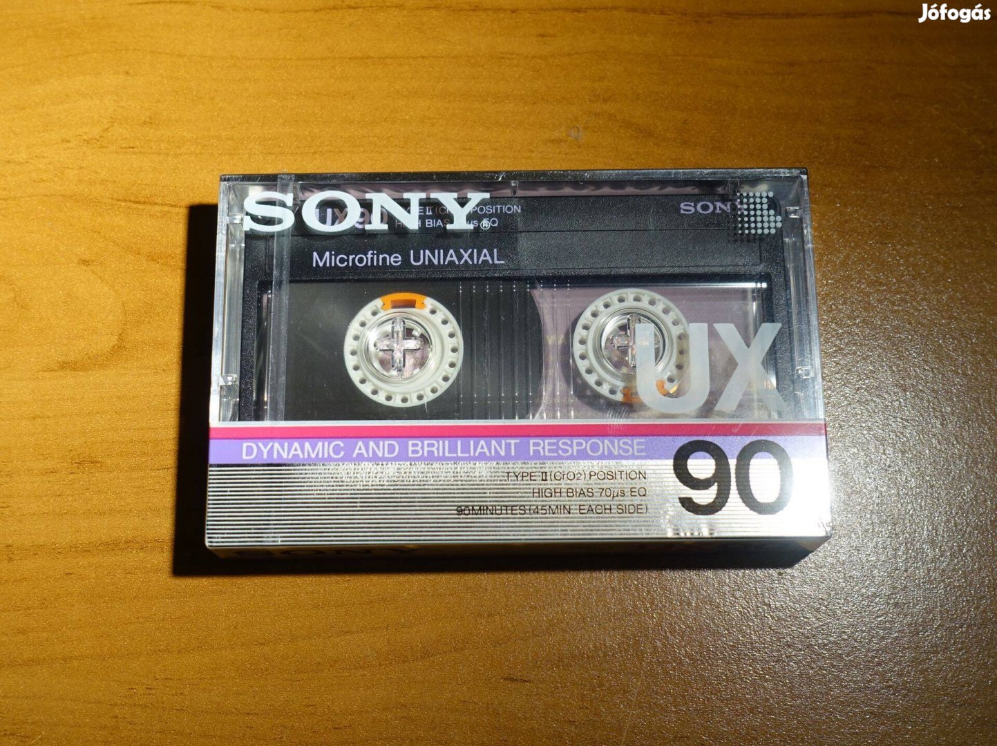 Sony UX 90 bontatlan krómos kazetta 1986 deck
