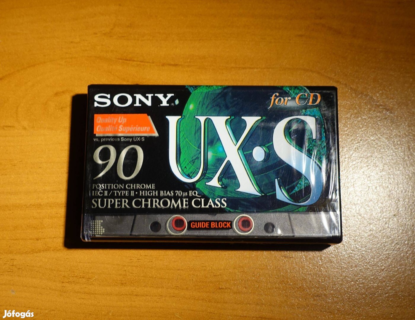 Sony UX-S 90 bontatlan krómos kazetta 1995 deck