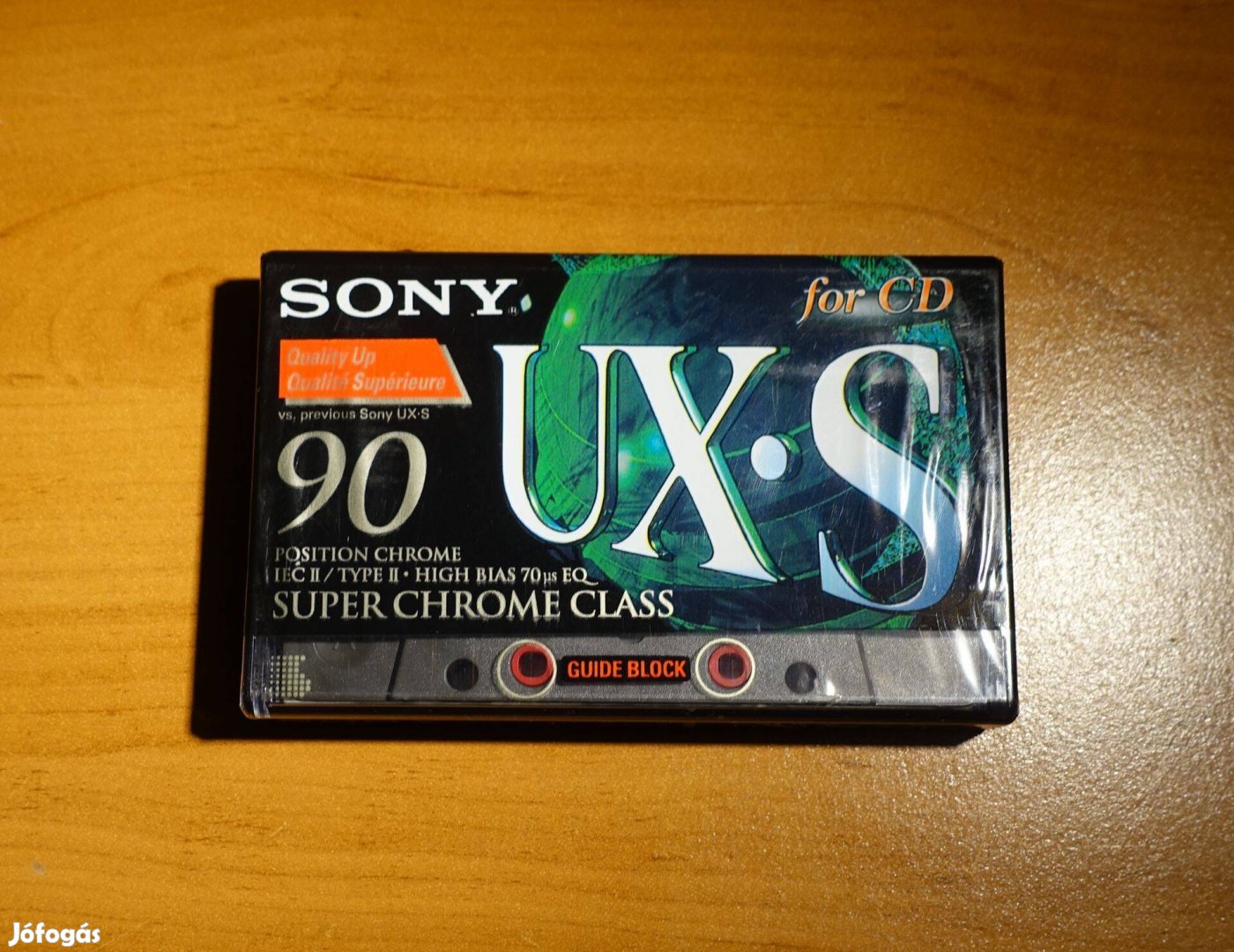 Sony UX S 90 bontatlan krómos kazetta 1995 deck