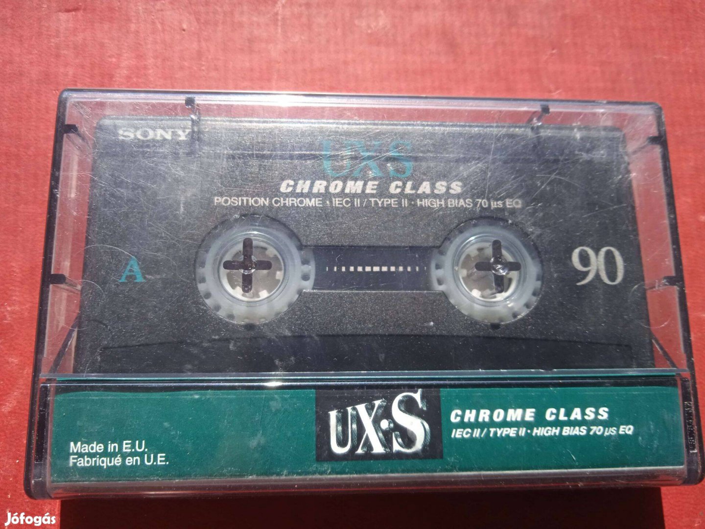 Sony UX S Chrome Class 90 audio kazetta , írásmentes papír