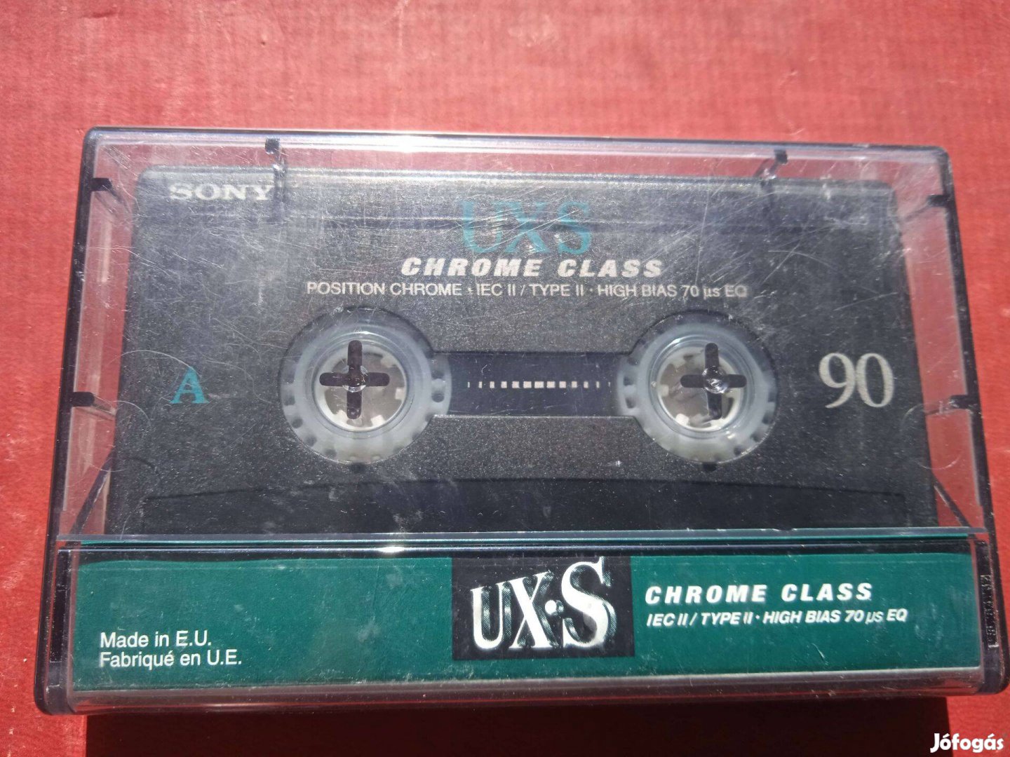 Sony UX S Chrome Class 90 audio kazetta , írásmentes papír
