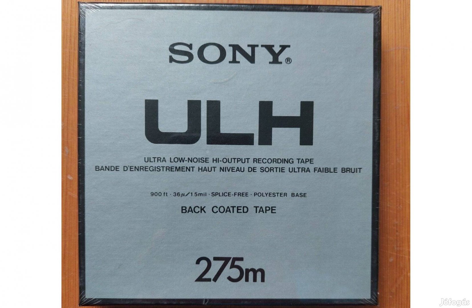 Sony Ulh 275m Orsós Magnószalag (13-CM) Sony Ulh Orsós MAGNÓ Szalag