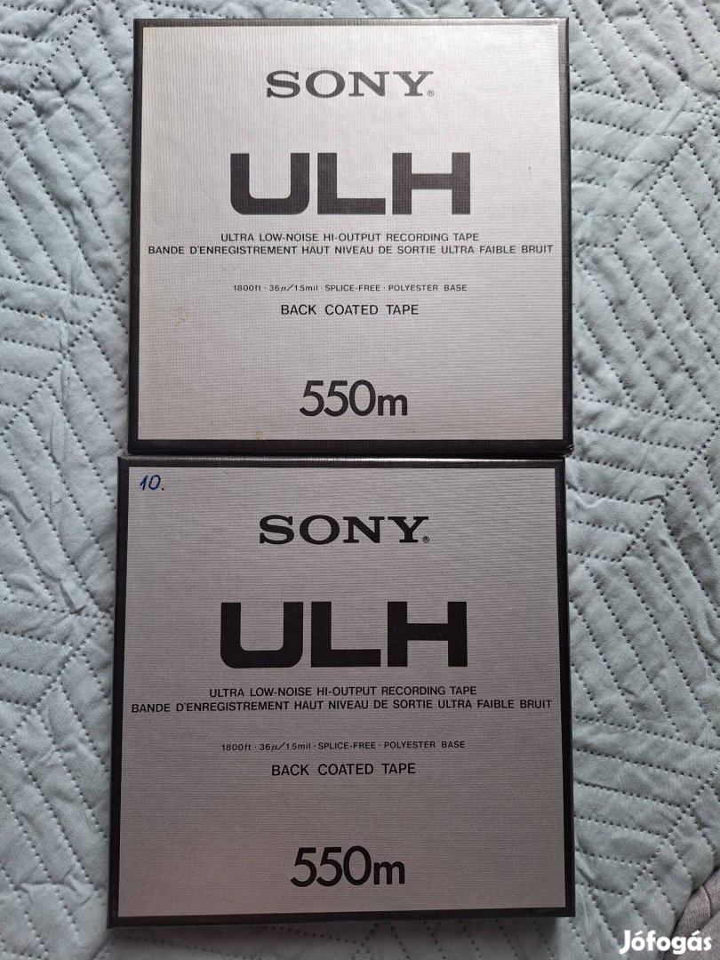 Sony Ulh 550 magnó szalag 18 cm