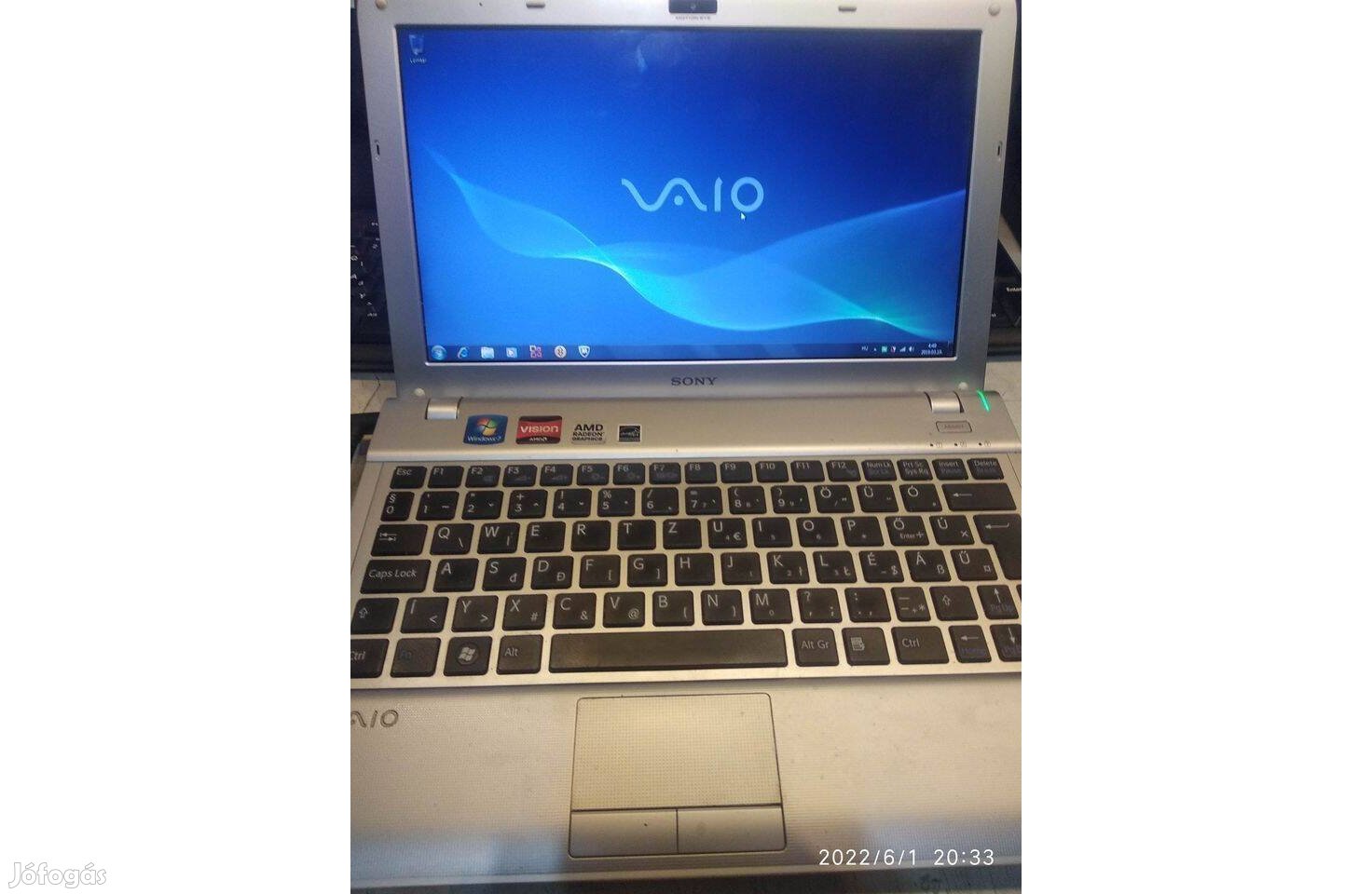 Sony Vaio Pcg-3131M 11,6"-es Laptop