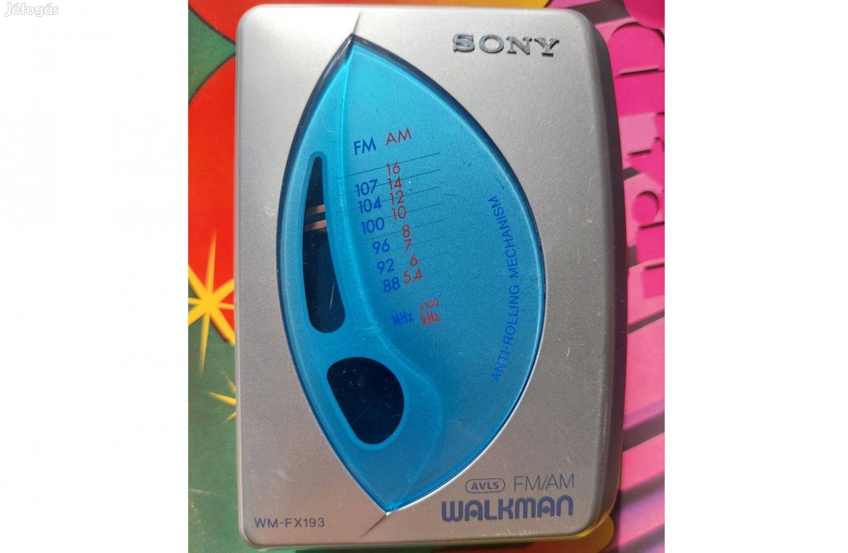 Sony WM-FX193 Sztereó Rádió FM/AM Walkman Kazettás MAGNÓ Sony MAGNÓ